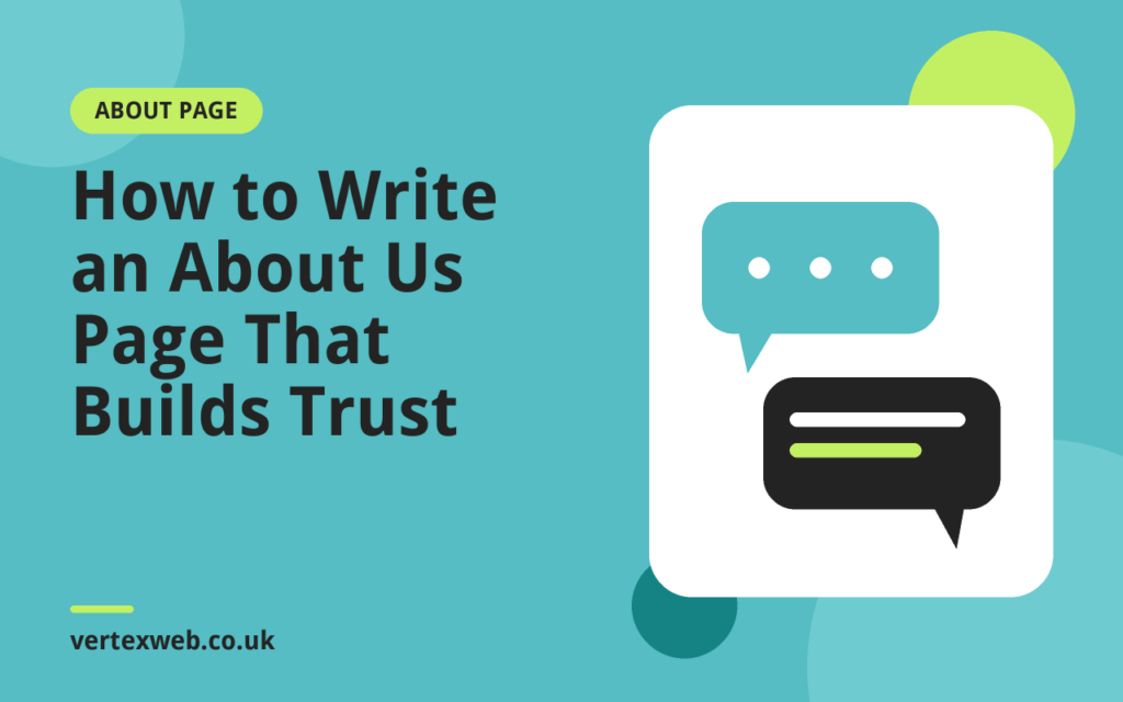 Illustration for the guide: How to Write an About Us Page That Builds Trust (With a Simple Template)
