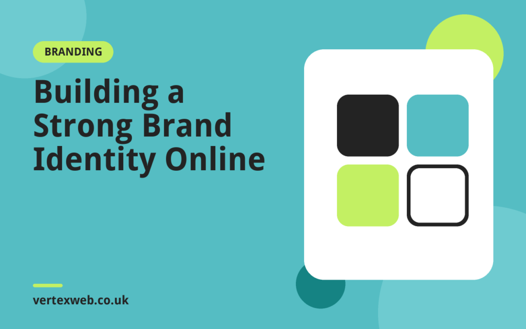 Illustration for the guide: Building a Strong Brand Identity Online