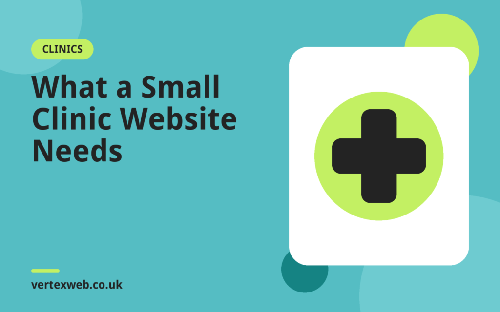 Illustration for the guide: What a Small Clinic Website Needs