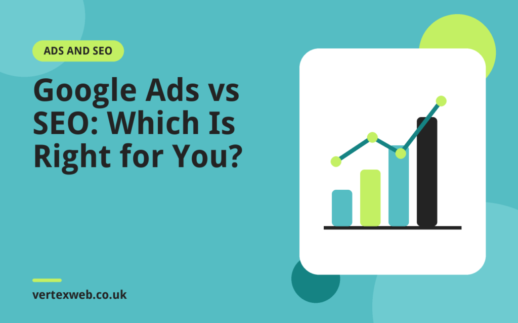 Illustration for the guide: Google Ads vs SEO: Which Is Right for You?