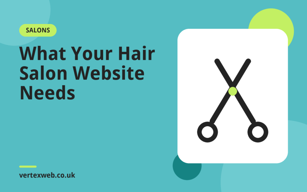 Illustration for the guide: What Your Hair Salon Website Needs