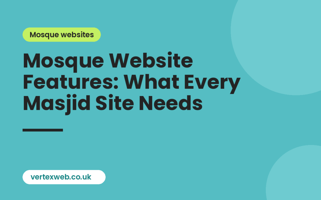 mosque website features: Mosque Website Features: What Every Masjid Site Needs