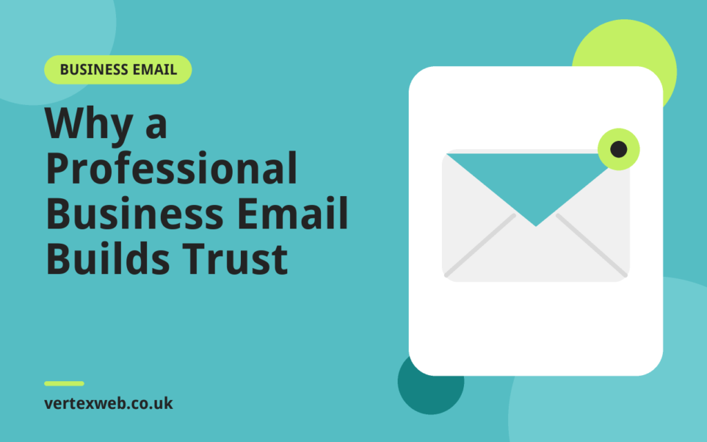 Illustration for the guide: Why a Professional Business Email Address Builds Trust (and How to Set One Up)