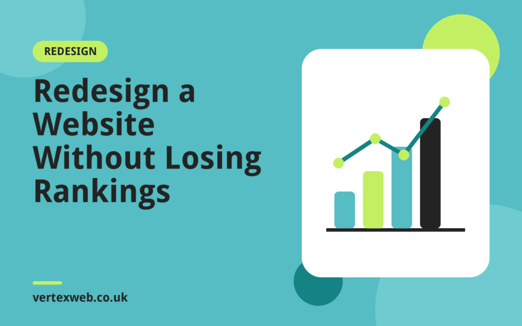 Illustration for the guide: How to Redesign a Website Without Losing Your Google Rankings
