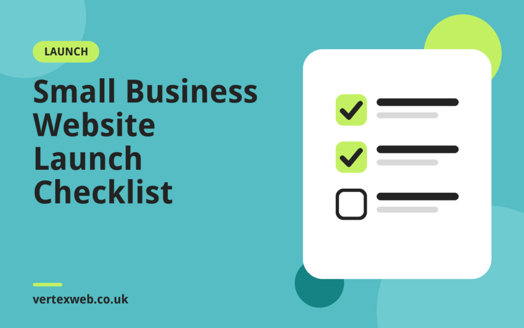 Illustration for the guide: Small Business Website Launch Checklist